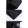 Long winter hooded jacket - zipper - buttonsJackets