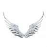 3D metal wings - car / motorcycle sticker - 2 piecesStickers