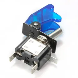 Interruptores12V 20A - LED SPST interruptor basculante basculante - con tapa