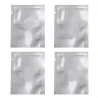 CocinaBolsas de aluminio con sello plateado - vacío - 100 piezas