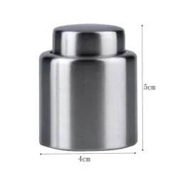 BarTapón de vino / champán / botella - tapón de vacío - acero inoxidable