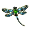 BrochesBroche de libélula de cristal