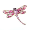 BrochesBroche de libélula de cristal