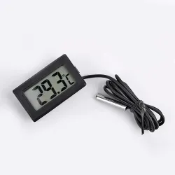 Digital thermometer - LCD display - probe sensorAquarium