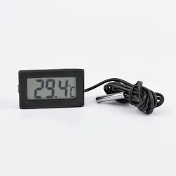Digital thermometer - LCD display - probe sensorAquarium