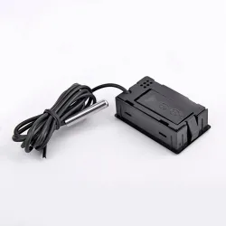 Digital thermometer - LCD display - probe sensorAquarium
