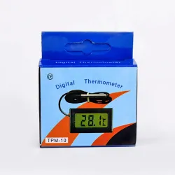 Digital thermometer - LCD display - probe sensorAquarium