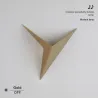 ApliquesAplique LED moderno - diseño triangular - aluminio - 3W - 220V