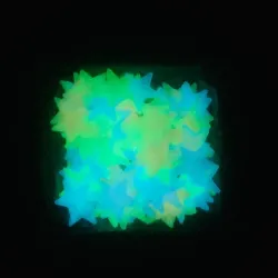 DecoraciónEstrellas que brillan en la oscuridad - pegatinas de pared / techo - 3 cm - 50 piezas