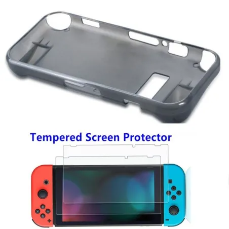 Nintendo SwitchFunda protectora - con 2 protectores de pantalla - para Nintendo Switch Joycon Console