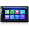 Din 2Radio de coche Bluetooth - DIN 2 - 7'' pantalla táctil LCD - reproductor MP3-MP5 - USB - MirrorLink