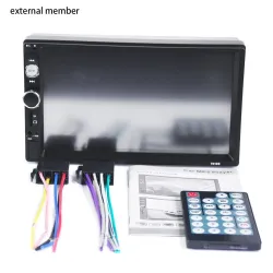 Din 2Radio de coche Bluetooth - DIN 2 - 7'' pantalla táctil LCD - reproductor MP3-MP5 - USB - MirrorLink