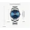 RelojesHAIQIN - reloj automático mecánico - acero inoxidable - plateado / blanco