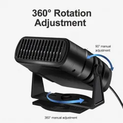 Accesorios de interiorCalentador de coche 4 en 1 - ventilador de refrigeración/calefacción - secador/desempañador/descongelad...