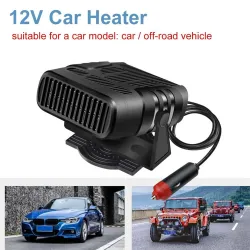 Accesorios de interiorCalentador de coche 4 en 1 - ventilador de refrigeración/calefacción - secador/desempañador/descongelad...