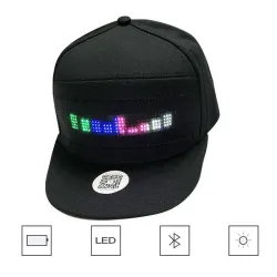 Sombreros & gorrasGorra de béisbol con LED luminoso - control Bluetooth