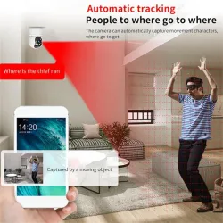 Cámaras de seguridadCámara inalámbrica - monitor de bebé - seguimiento automático - audio bidireccional - 5G IP - WiFi - 720P