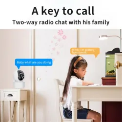 Cámaras de seguridadCámara inalámbrica - monitor de bebé - seguimiento automático - audio bidireccional - 5G IP - WiFi - 720P