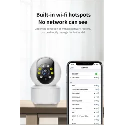 Cámaras de seguridadCámara inalámbrica - monitor de bebé - seguimiento automático - audio bidireccional - 5G IP - WiFi - 720P