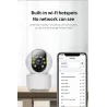 Cámaras de seguridadCámara inalámbrica - monitor de bebé - seguimiento automático - audio bidireccional - 5G IP - WiFi - 720P