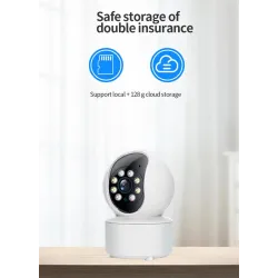 Cámaras de seguridadCámara inalámbrica - monitor de bebé - seguimiento automático - audio bidireccional - 5G IP - WiFi - 720P