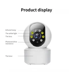 Cámaras de seguridadCámara inalámbrica - monitor de bebé - seguimiento automático - audio bidireccional - 5G IP - WiFi - 720P