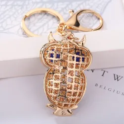 Crystal owl keychainKeyrings