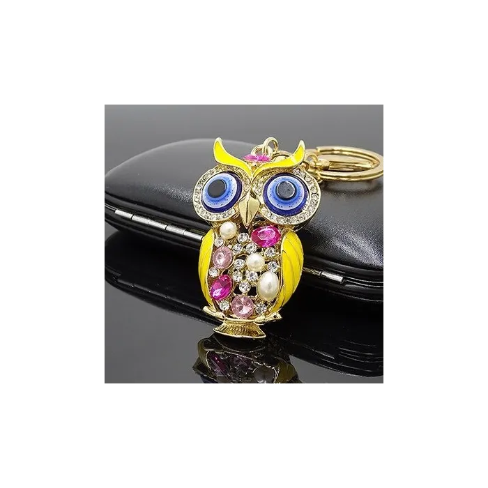Crystal owl keychainKeyrings
