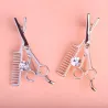 BrochesPeine para el cabello / tijeras - broche