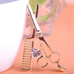 BrochesPeine para el cabello / tijeras - broche