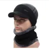 Sombreros / gorrasConjunto de gorro de invierno para hombre con bufanda