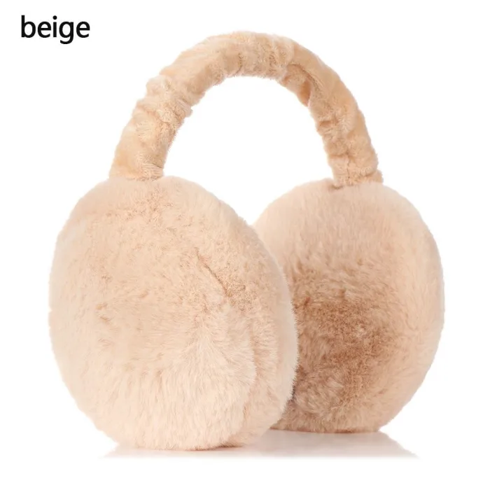 Big warm fluffy earmuffs - foldableHats & caps
