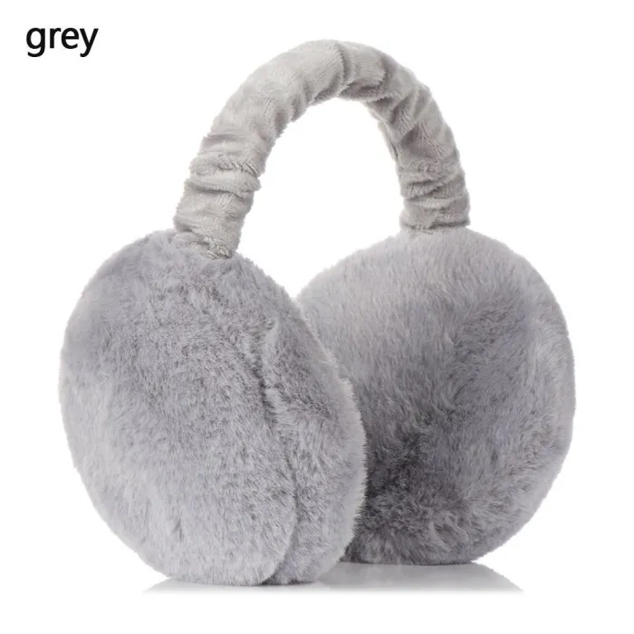Big warm fluffy earmuffs - foldableHats & caps
