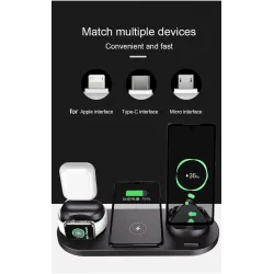 Wireless charger - fast charging stand - for iPhone - Apple Watch - AirPodsAccessories