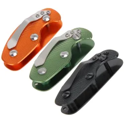 Herramientas de supervivenciaOrganizador de llaves plegable - soporte de aluminio