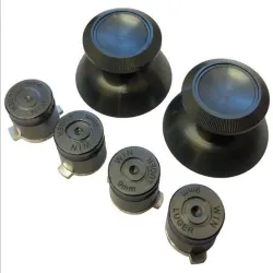 Metal 3D - analog joystick thumb stick caps / buttons - for Sony PS4 ControllerRepair parts