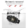 CHENXI - automatic square watch - hollow-carved design - leather strap - silver / blueWatches