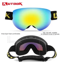GafasKutook - gafas de esquí - lentes de doble capa a prueba de rayos UV - antivaho