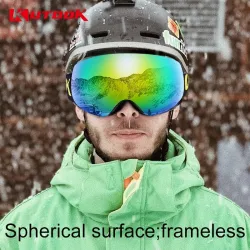 GafasKutook - gafas de esquí - lentes de doble capa a prueba de rayos UV - antivaho