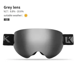 GafasKutook - gafas de esquí - lentes de doble capa a prueba de rayos UV - antivaho