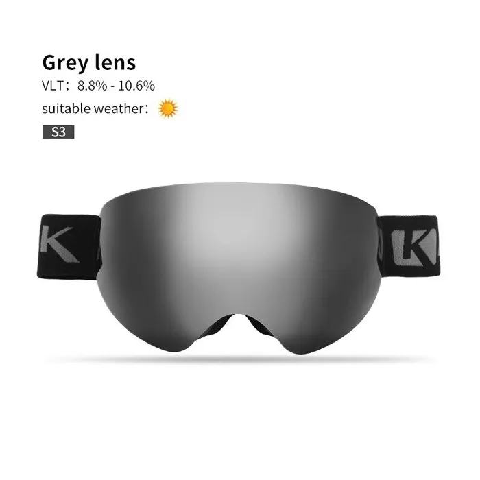 GafasKutook - gafas de esquí - lentes de doble capa a prueba de rayos UV - antivaho