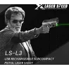 MilitarMira láser de pistola - puntero láser verde