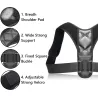 Adjustable back posture corrector - spine / back / shoulder brace - support beltMassage