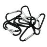 llaveroMosquetón de metal - llavero - hebilla clip-lock - forma de D - 10 piezas
