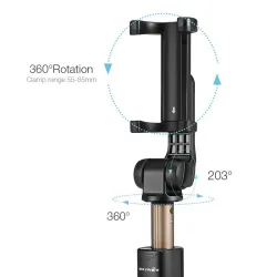 3 in 1 - wireless mini tripod / selfie stick - Bluetooth - for SmartphoneSelfie sticks