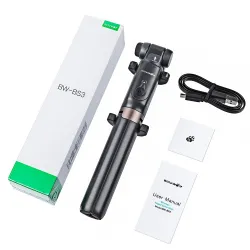 3 in 1 - wireless mini tripod / selfie stick - Bluetooth - for SmartphoneSelfie sticks