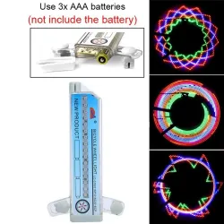 LucesLuz de rueda de radios de bicicleta - LED - 30 patrones