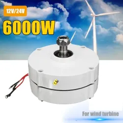 EólicaMotor para aerogenerador - 12V / 24V - 6000W