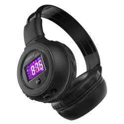 AuricularesZealot B570 - Auriculares Bluetooth - Auriculares - Pantalla LCD - Ranura micro-SD - Micrófono - Reducción de ruido