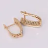 Gold zircon earringsEarrings